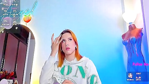 Gorgeous blonde stripper is masturbating with a dildo