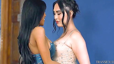 Horny asian milf getting a huge facial from a dick