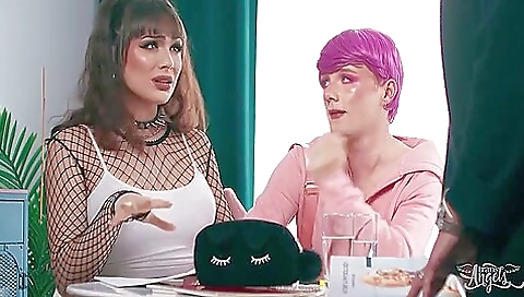 Rana katana fucks Benny fox in front of the camera