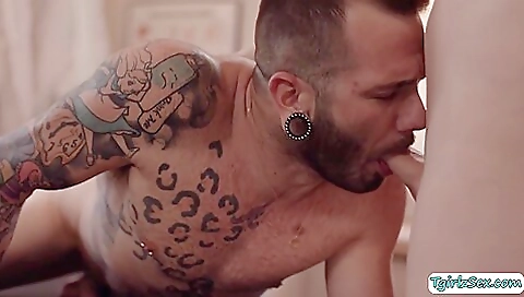 Horny masseuse offering her clients sex in the foot massage