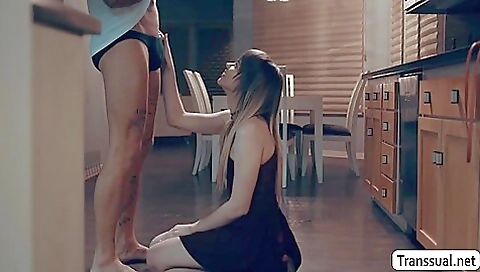 Horny brunette babe with big tits gets her ass fucked