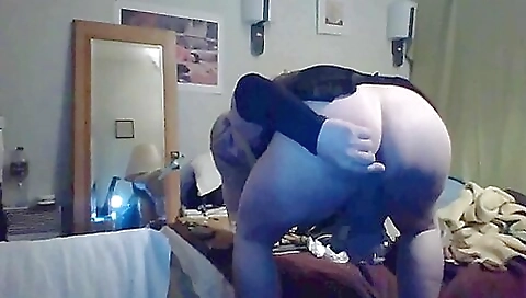 Mature transvestite enjoys her ass opened and her clit sucking