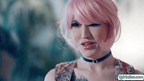 Anally awesome tranny 18+ takes it and fucks the guy 2