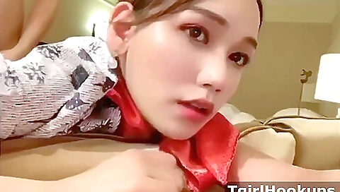 Katoey maid gets fucked in POV in hardcore anal porn