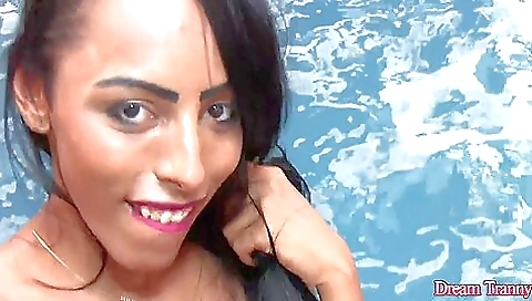 Huge tits brunette with huge boobs gets naked and shows off