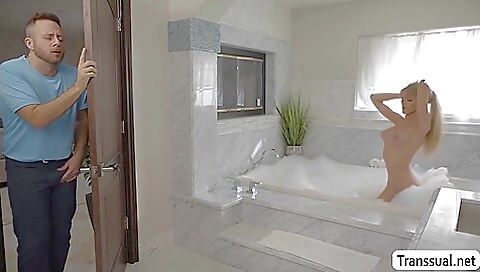 Sexy babe spreads her ass cheeks and fucks her friend's ass